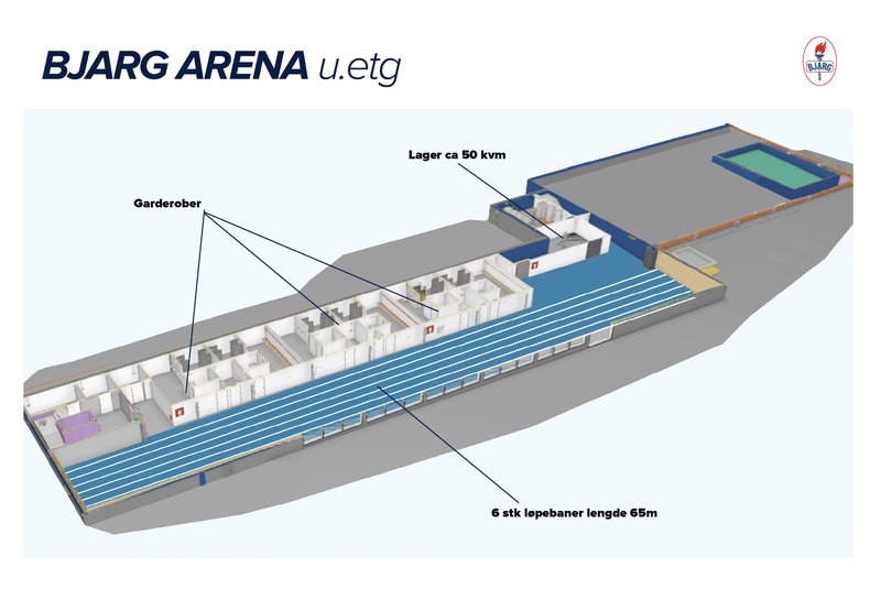 Skisse u etg Bjarg Arena